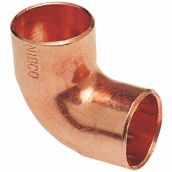 Nibco 3/4 in. Wrot Copper 90-Degree Cup x Cup Elbow Fitting, 25PK MPP607HD34